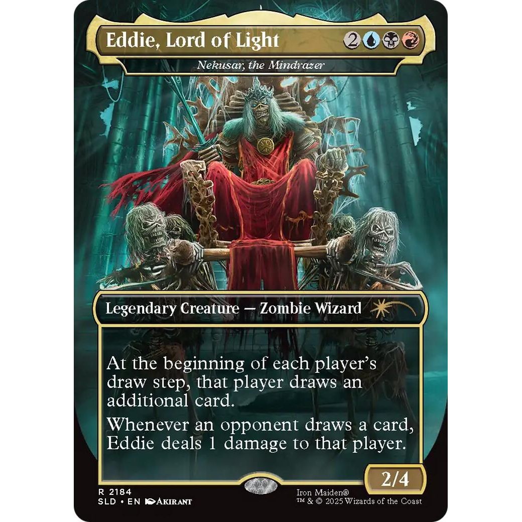 Image for Eddie, Lord of Light - Nekusar, the Mindrazer (2184) (SLD) - Magic: The Gathering