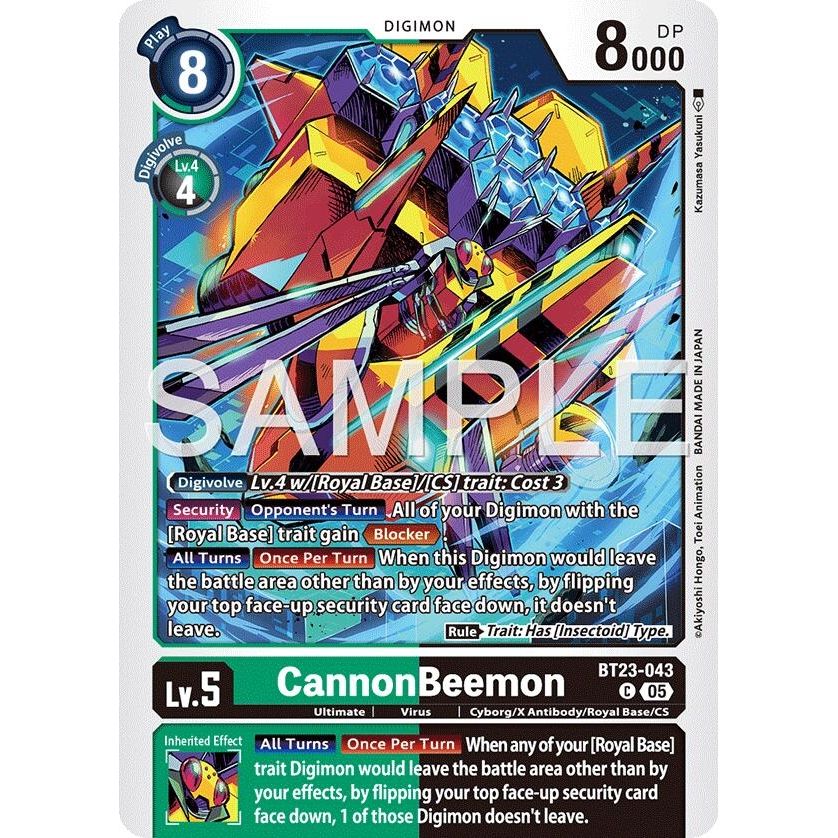 Image for CannonBeemon (BT23-043 C) (BT-23) - Digimon Card Game