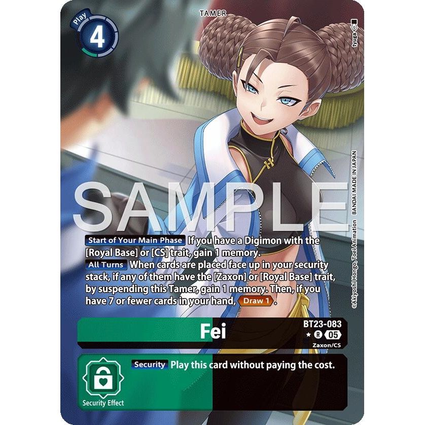 Image for Fei (Alternate Art) (BT23-083 R) (BT-23) - Digimon Card Game