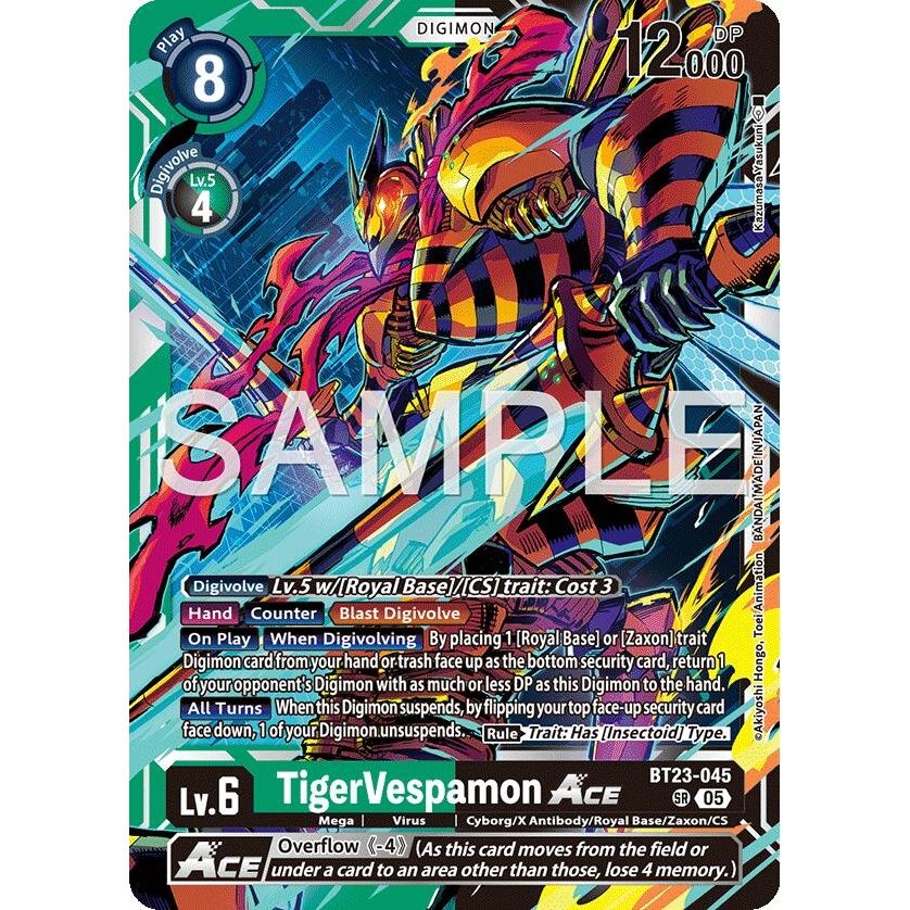 Image for TigerVespamon ACE (BT23-045 SR) (BT-23) - Digimon Card Game