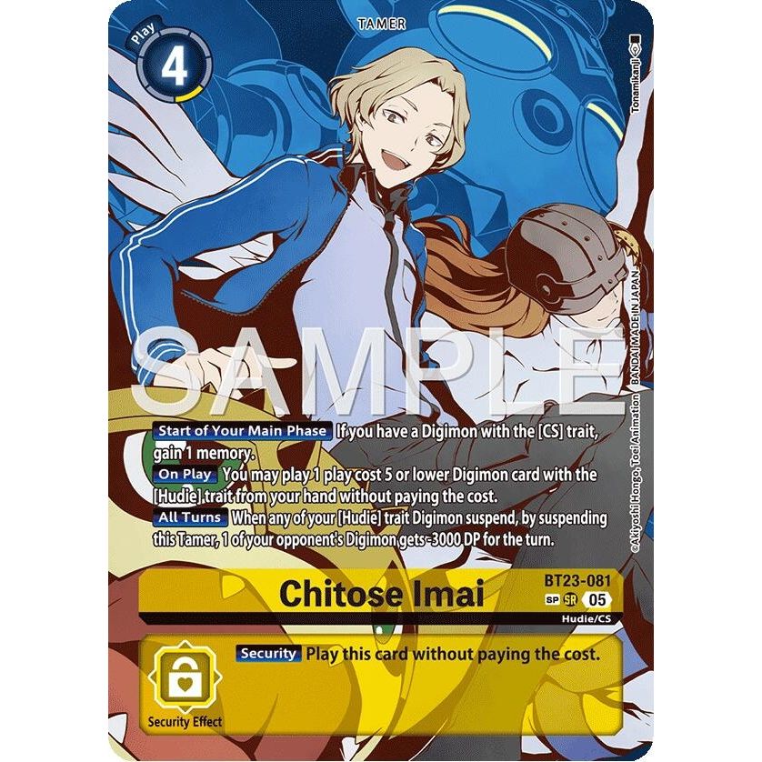 Image for Chitose Imai (SP) (BT23-081 SR) (BT-23) - Digimon Card Game