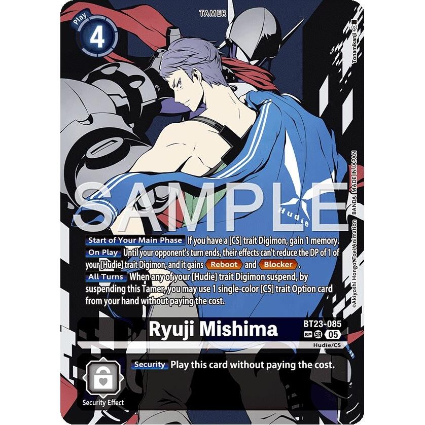 Image for Ryuji Mishima (SP) (BT23-085 SR) (BT-23) - Digimon Card Game