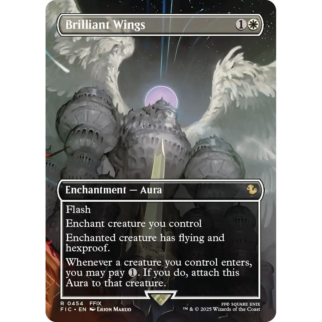Image for Brilliant Wings (Borderless) (454) (FIC) - Magic: The Gathering