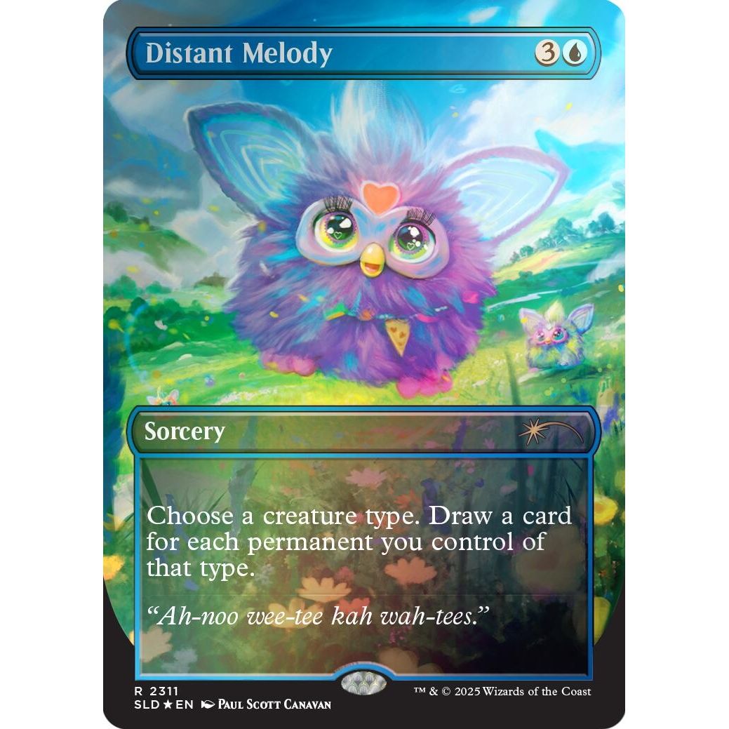 Image for Distant Melody (2311) (Rainbow Foil) (2311) (SLD) - Magic: The Gathering