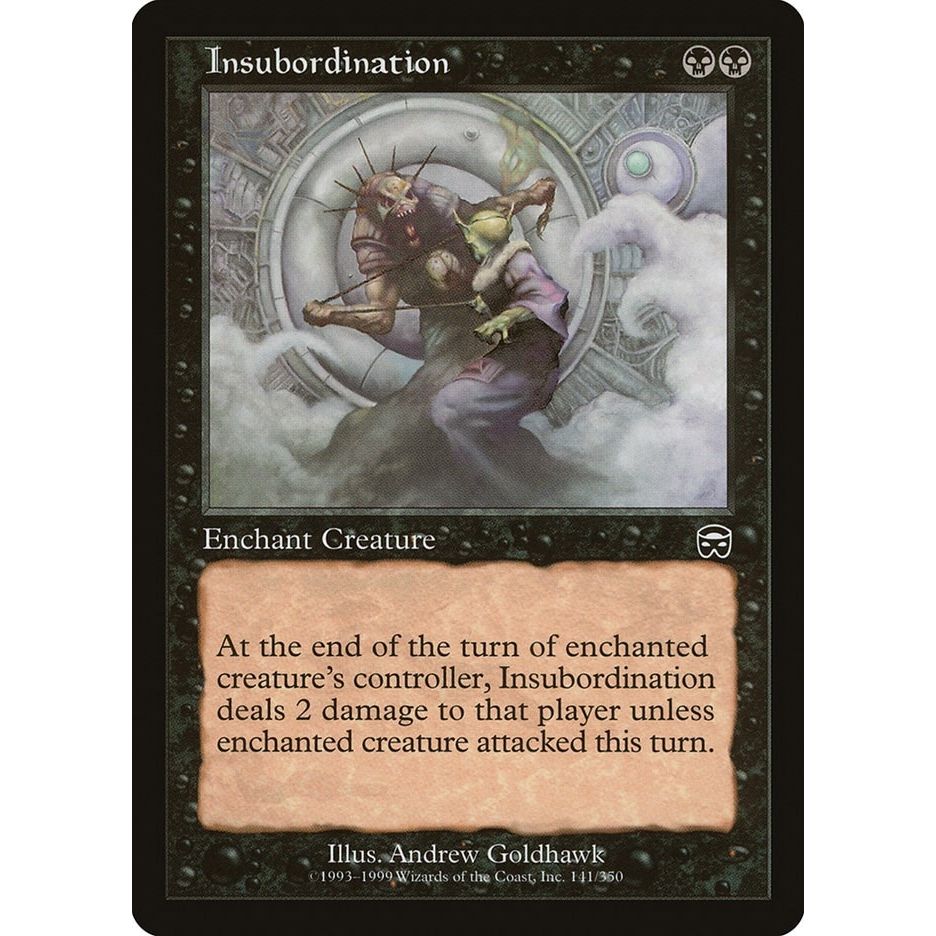 Image for Insubordination (141) (MMQ) - Magic: The Gathering