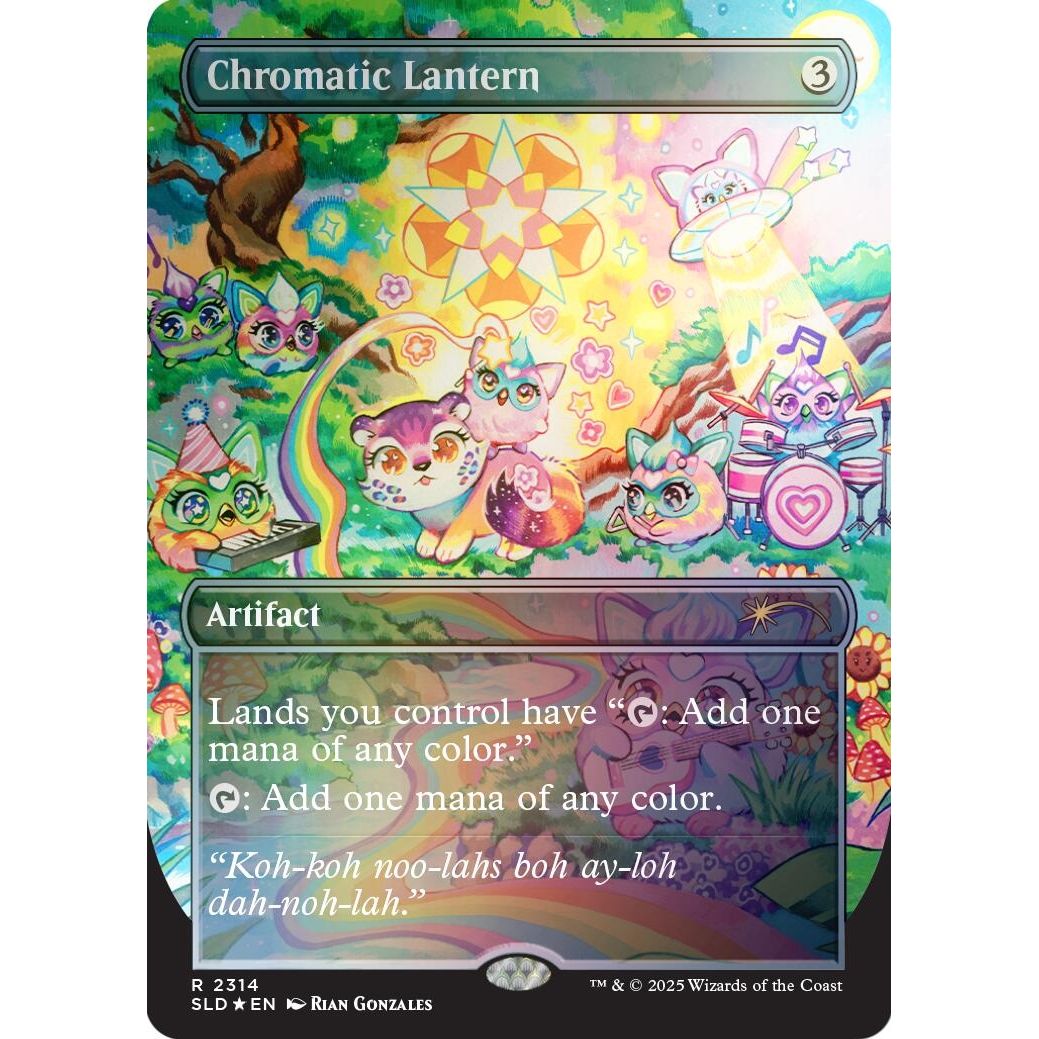 Image for Chromatic Lantern (2314) (Rainbow Foil) (2314) (SLD) - Magic: The Gathering
