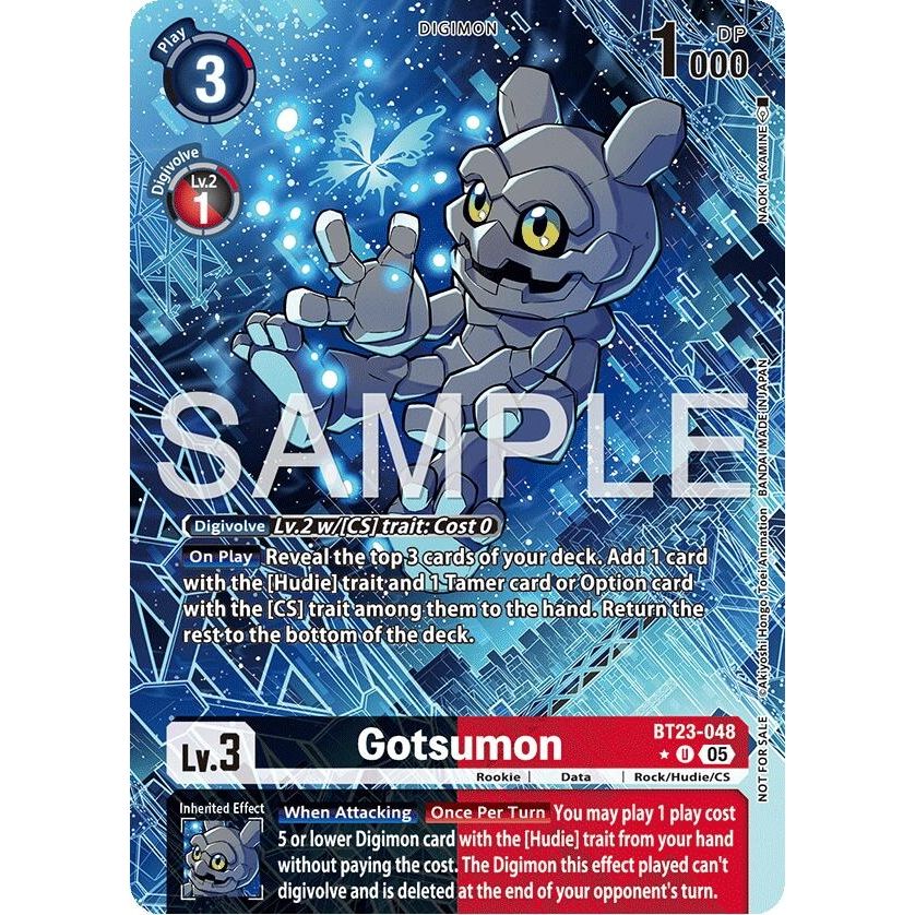 Image for Gotsumon (Alternate Art) (BT23-048 U) (BT-23) - Digimon Card Game
