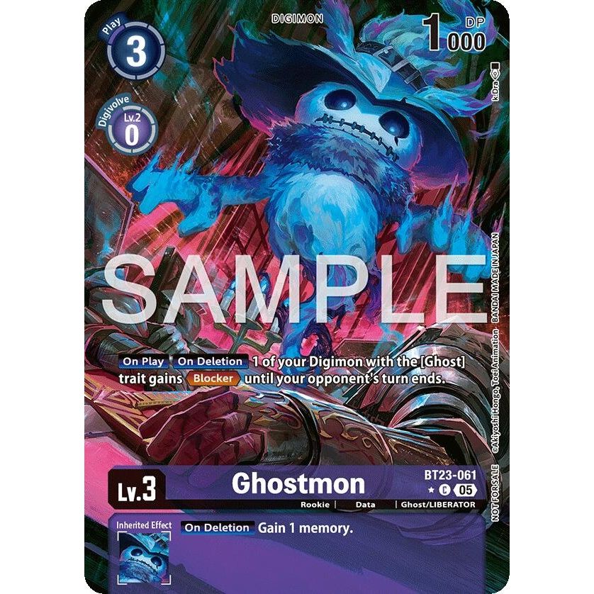 Image for Ghostmon (Hacker's Slumber Box Promotion Pack) (BT23-061 C) (BT-23) - Digimon Card Game