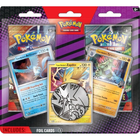 Image for 2-Pack Blister Pack [Team Rocket's Articuno, Zapdos & Tyranitar] - Pokemon