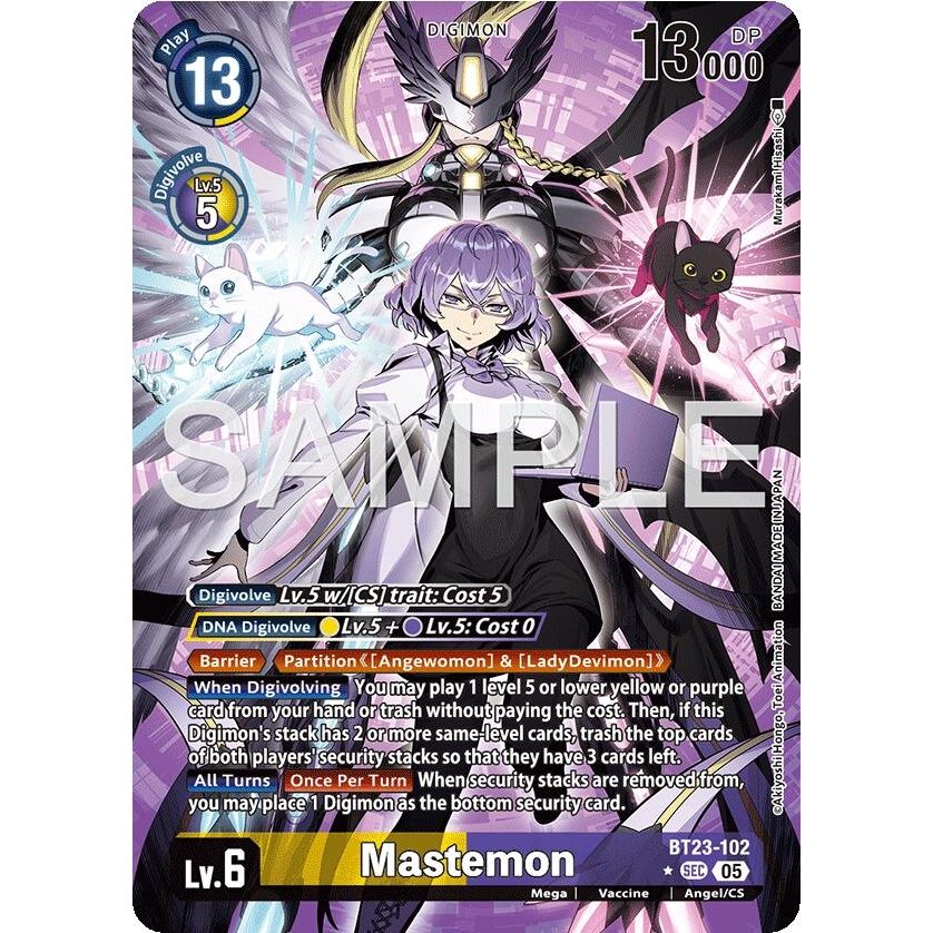 Image for Mastemon (Alternate Art) (BT23-102 SEC) (BT-23) - Digimon Card Game
