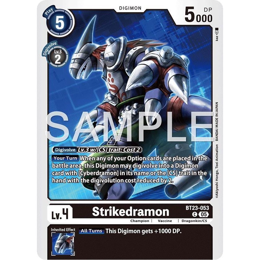 Image for Strikedramon (BT23-053 C) (BT-23) - Digimon Card Game