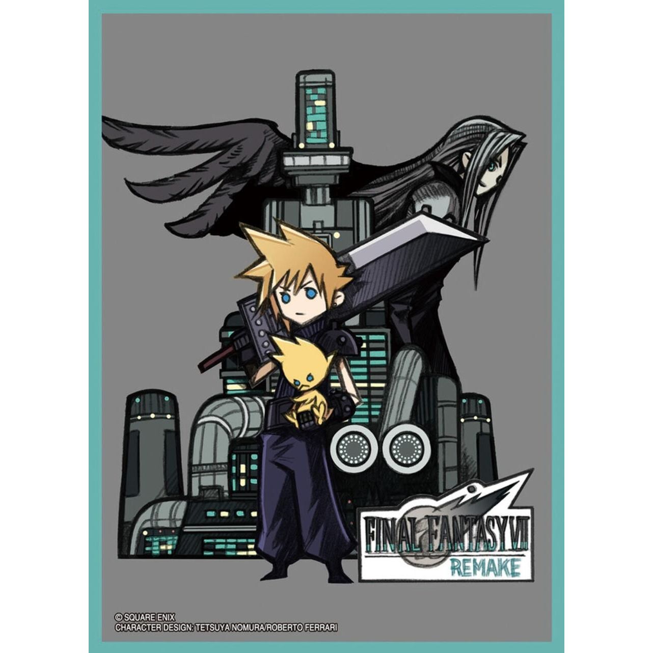 Image for Final Fantasy TCG: Final Fantasy VII Cloud Card Sleeves (100-Pack) - Card Sleeves