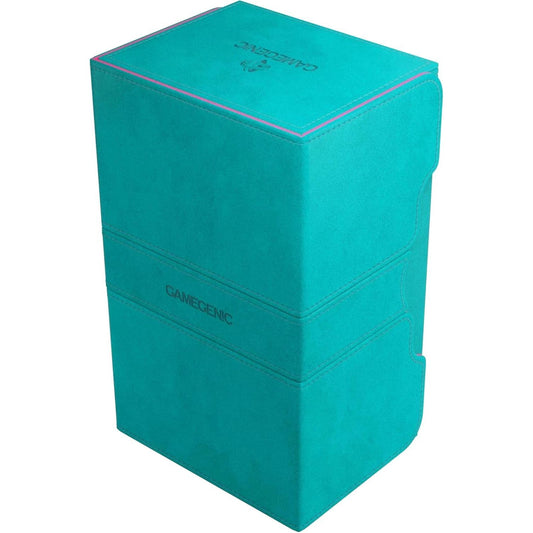 Image for GameGenic Stronghold XL Convertible Deck Box - Teal/Pink (Holds 200+) - Deck Boxes
