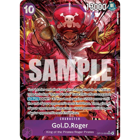 Gol.D.Roger (064) (Alternate Art) (OP13-064) (OP13)