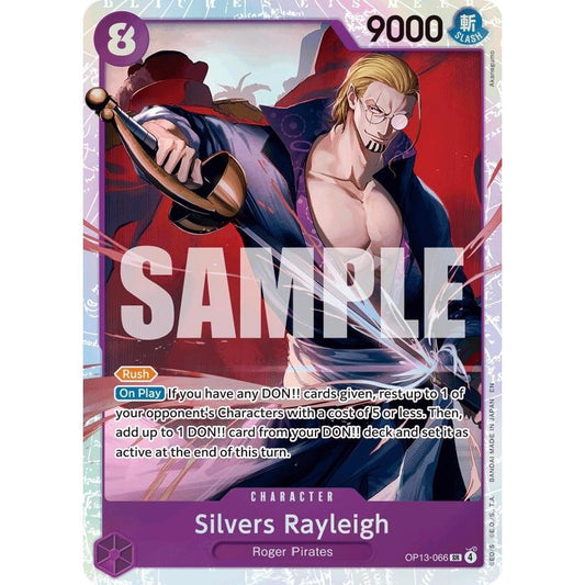 Image for Silvers Rayleigh (OP13-066) (OP13) - One Piece Card Game