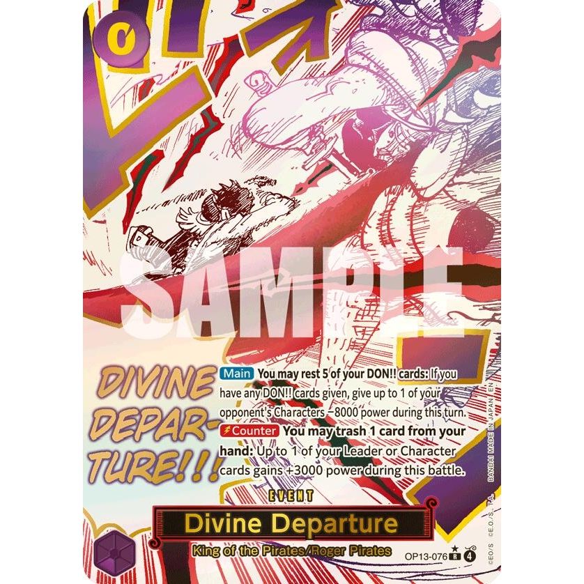Image for Divine Departure (Alternate Art) (OP13-076) (OP13) - One Piece Card Game