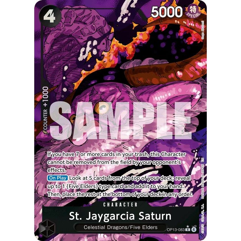 St. Jaygarcia Saturn (Alternate Art) (OP13-083) (OP13)