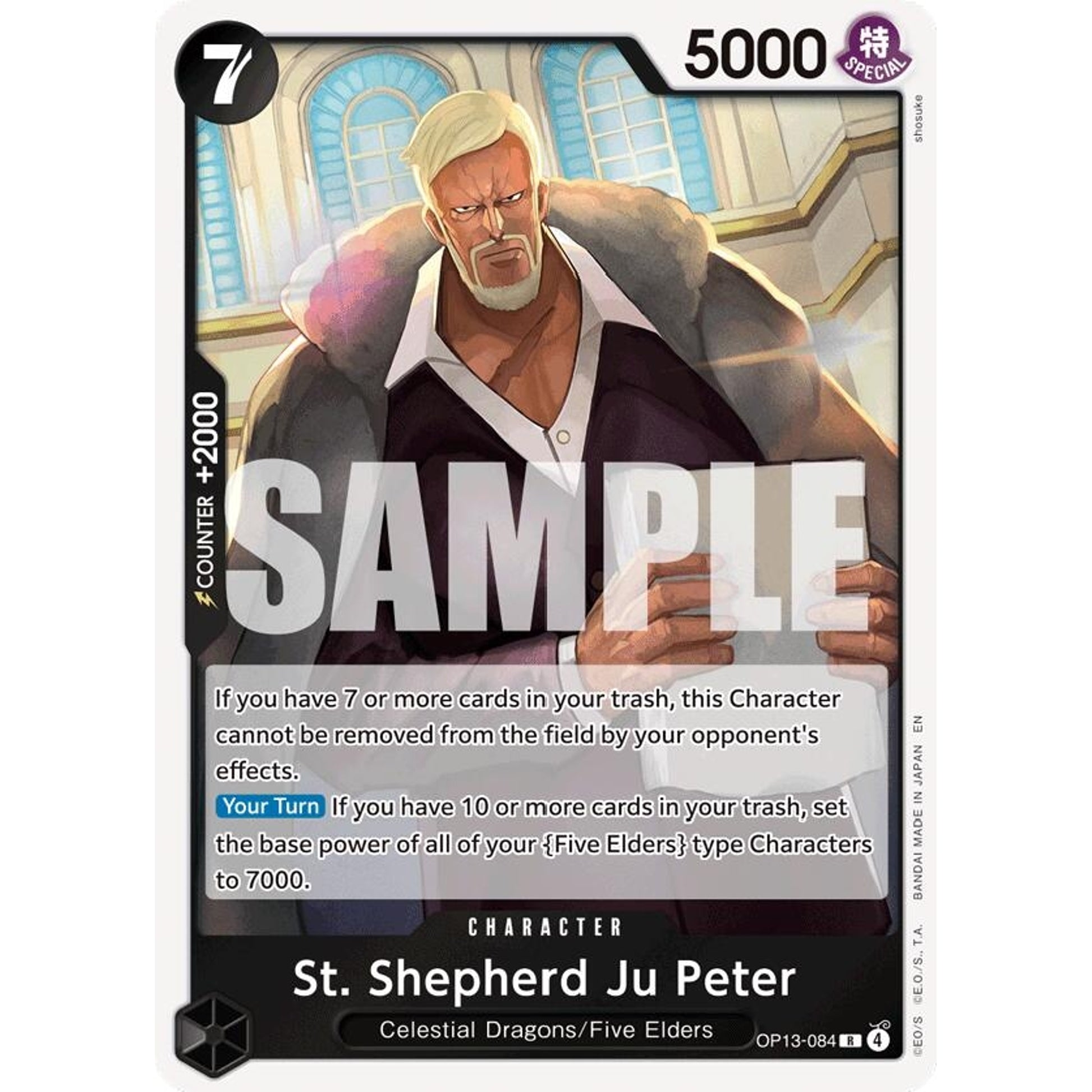 Image for St. Shepherd Ju Peter (OP13-084) (OP13) - One Piece Card Game