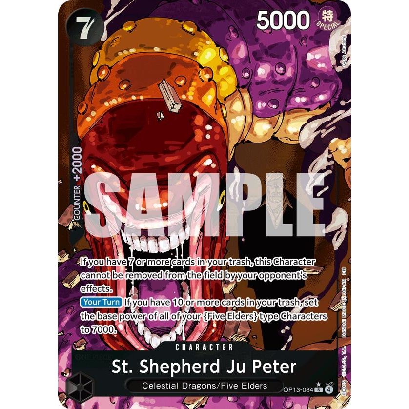 Image for St. Shepherd Ju Peter (Alternate Art) (OP13-084) (OP13) - One Piece Card Game