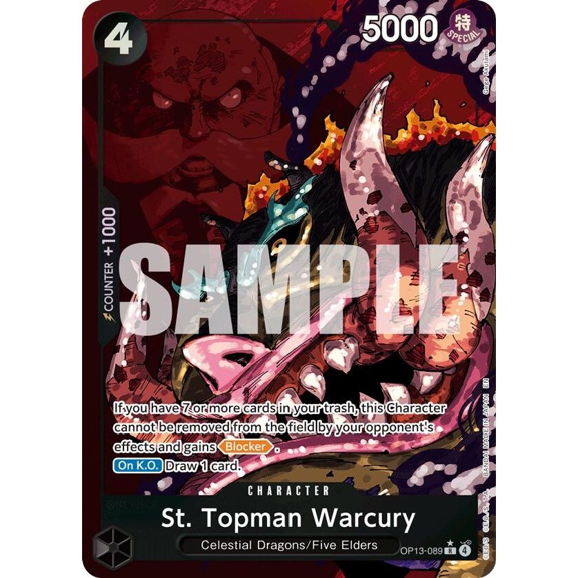 St. Topman Warcury (Alternate Art) (OP13-089) (OP13)