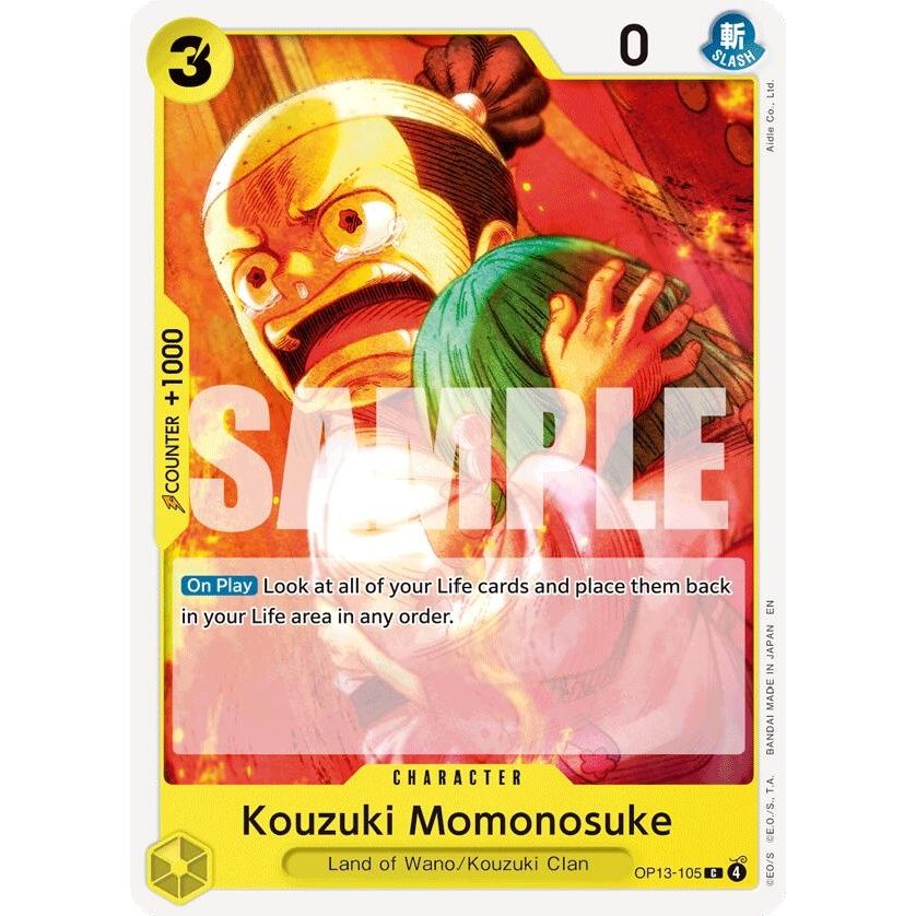 Image for Kouzuki Momonosuke (OP13-105) (OP13) - One Piece Card Game