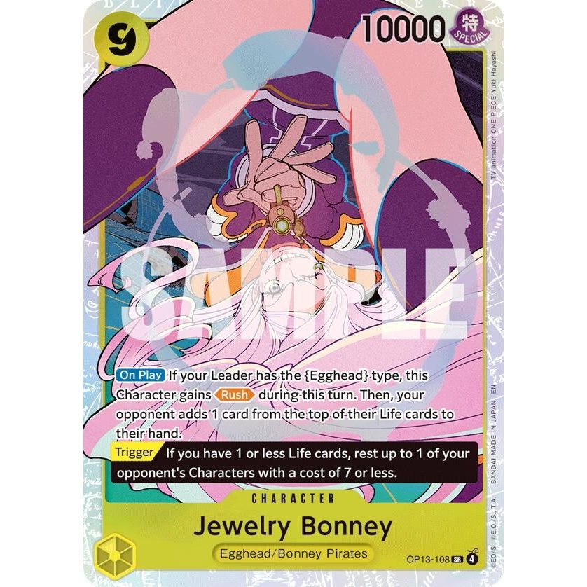 Image for Jewelry Bonney (108) (OP13-108) (OP13) - One Piece Card Game
