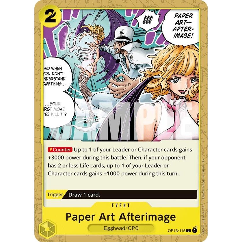 Image for Paper Art Afterimage (OP13-115) (OP13) - One Piece Card Game