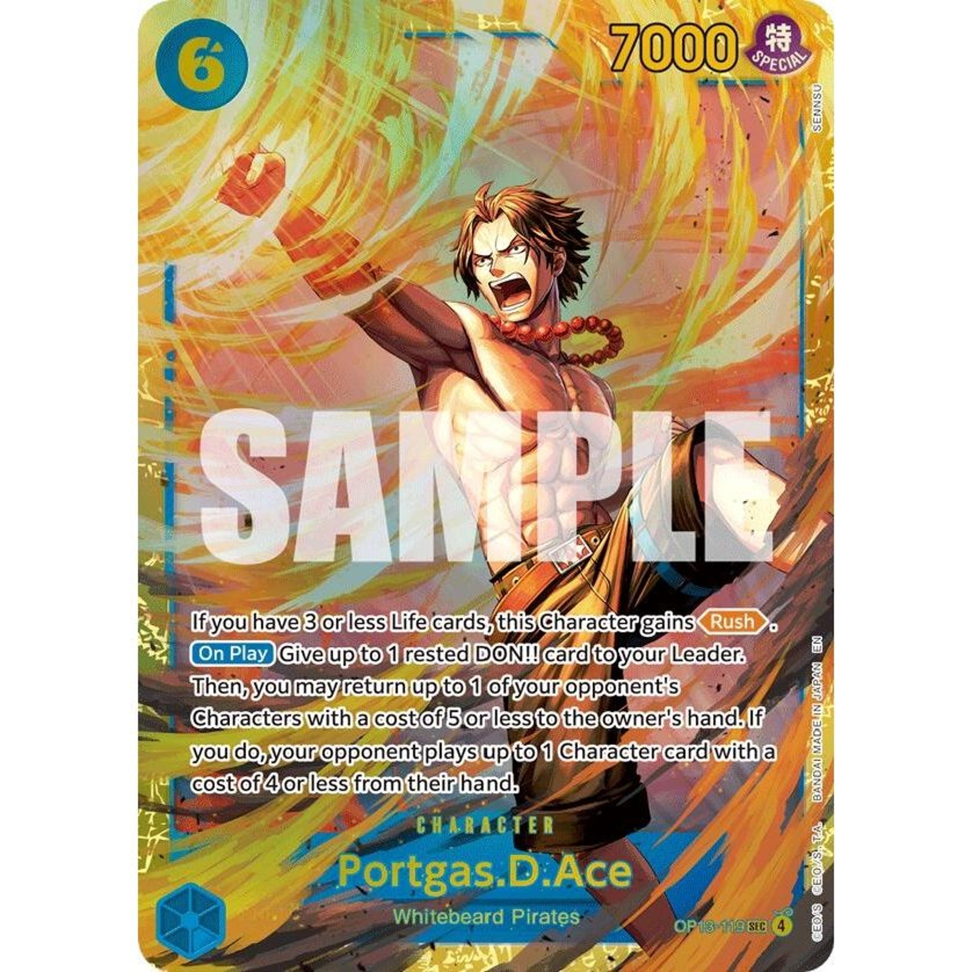 Image for Portgas.D.Ace (119) (OP13-119) (OP13) - One Piece Card Game