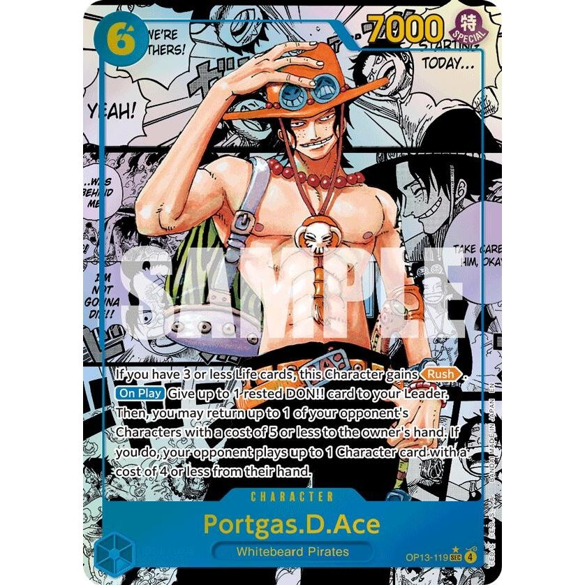 Image for Portgas.D.Ace (119) (Super Alternate Art) (OP13-119) (OP13) - One Piece Card Game