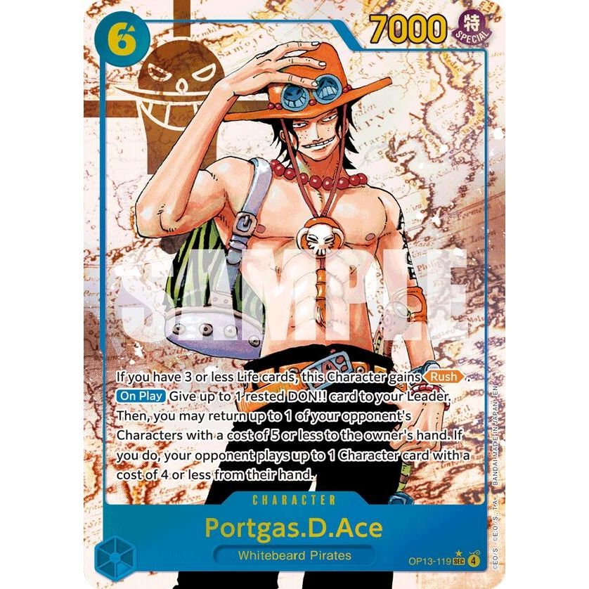 Image for Portgas.D.Ace (119) (Parallel) (OP13-119) (OP13) - One Piece Card Game