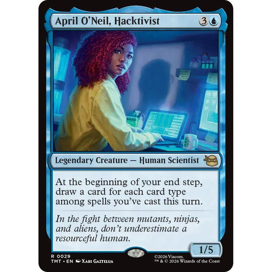Image for April O'Neil, Hacktivist (29) (TMT) - Magic: The Gathering