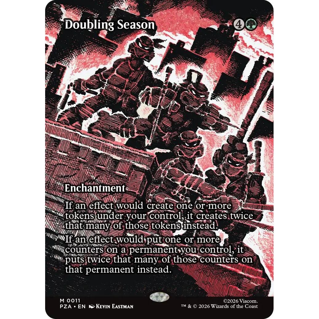 Image for Doubling Season (Borderless) (11) (PZA) - Magic: The Gathering