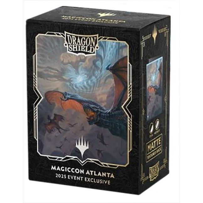 Image for Dragon Shield 2025 MagicCon Atlanta Exclusive Art Sleeves - Dracogenesis (100-Pack) - Card Sleeves