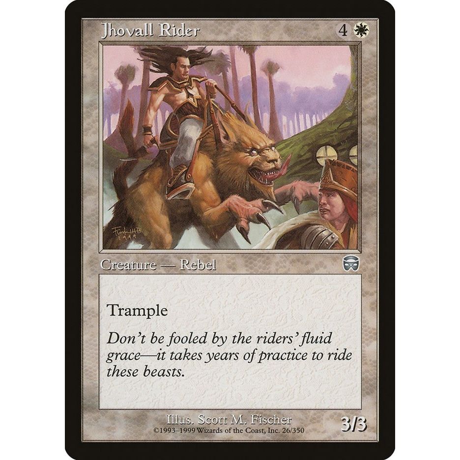 Image for Jhovall Rider (26) (MMQ) - Magic: The Gathering