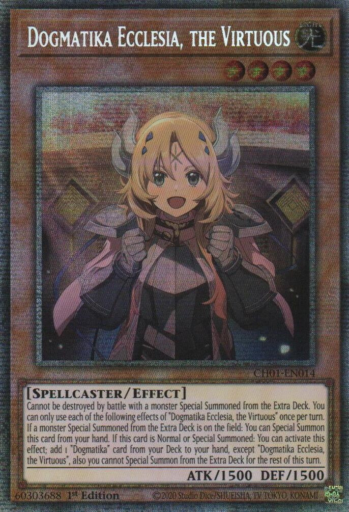 Image for Dogmatika Ecclesia, the Virtuous (Starlight Rare) (CH01-EN014) (CH01) - YuGiOh