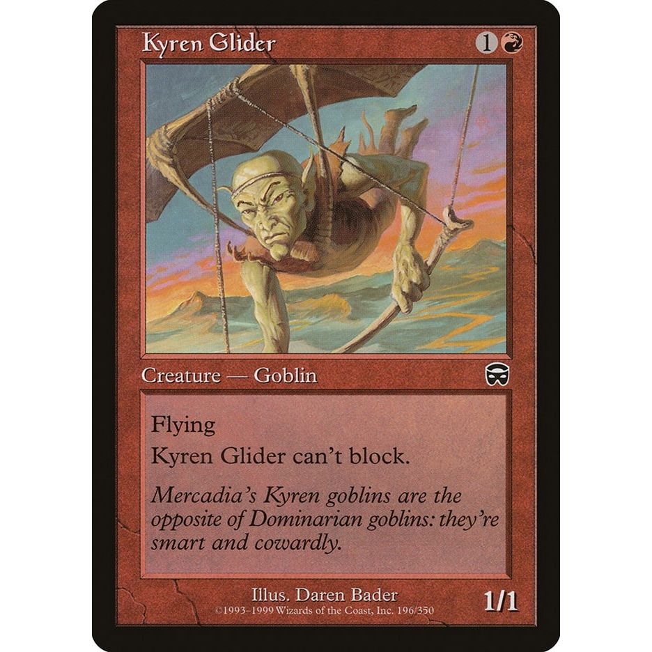 Image for Kyren Glider (196) (MMQ) - Magic: The Gathering