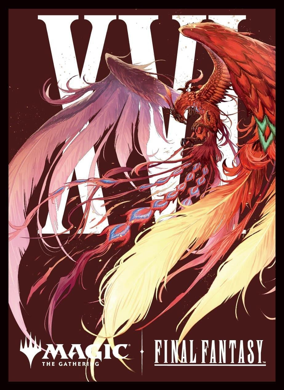 Image for Magic: The Gathering Player's Card Sleeve - FINAL FANTASY - Phoenix, Warden of Fire MFS-17 (80-Pack) - Card Sleeves