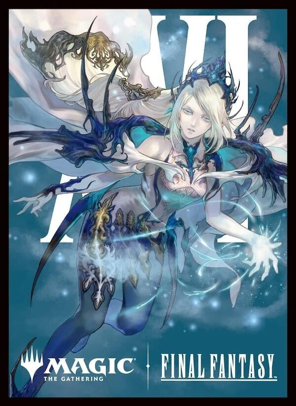 Image for Magic: The Gathering Player's Card Sleeve - FINAL FANTASY - Shiva, Warden of Ice MFS-18 (80-Pack) - Card Sleeves