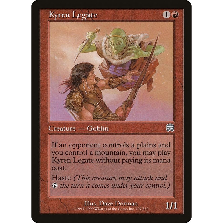 Image for Kyren Legate (197) (MMQ) - Magic: The Gathering