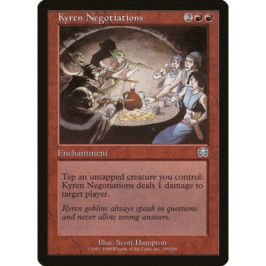 Image for Kyren Negotiations (198) (MMQ) - Magic: The Gathering