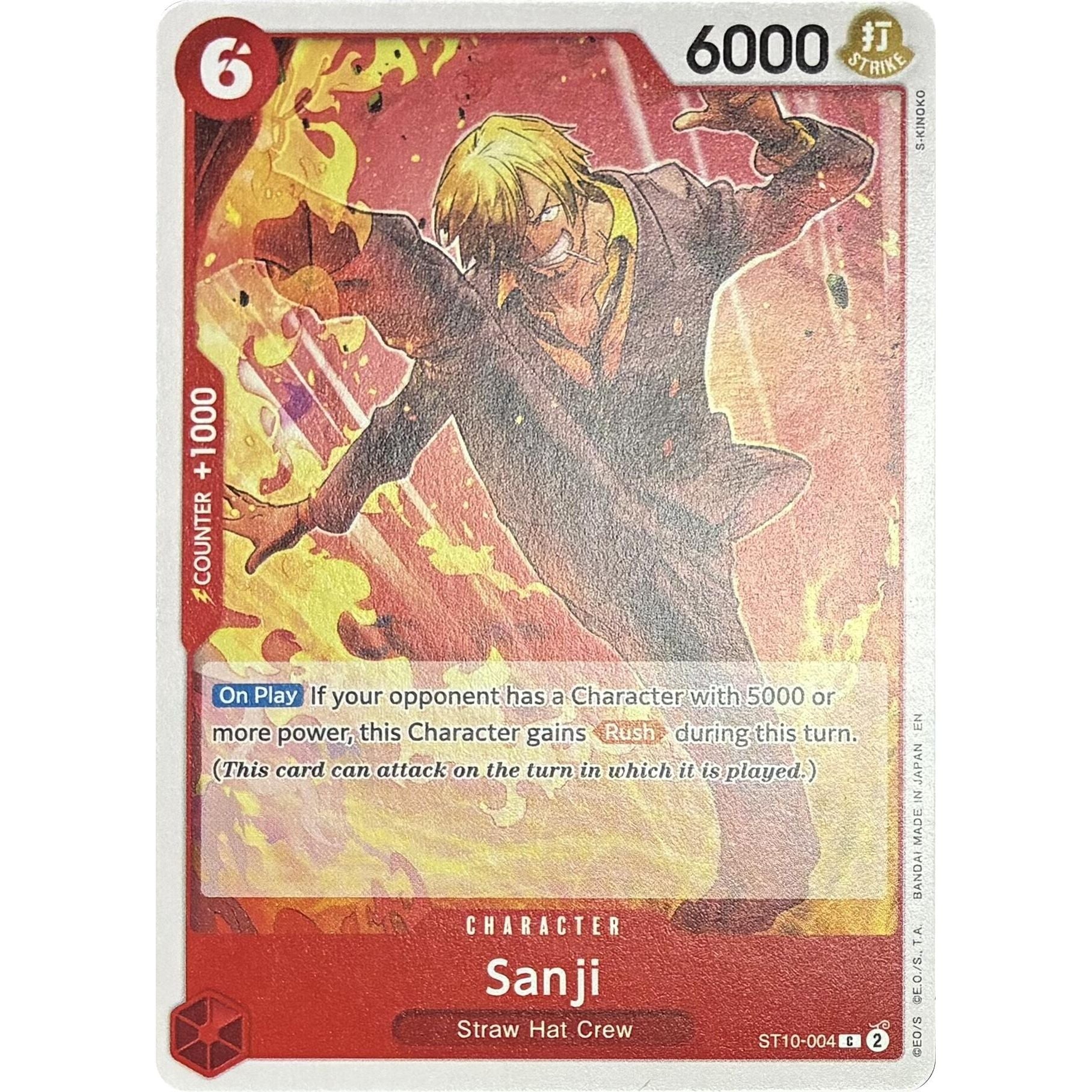 Image for Sanji - ST10-004 (ST10-004) (LT-01) - One Piece Card Game
