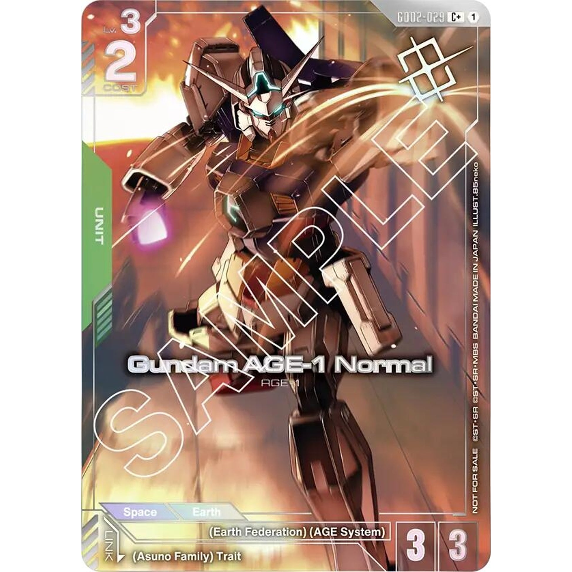 Image for Gundam AGE-1 Normal (Store Tournament Winner Pack 02) (GD02-029) (GCG-PR) - Gundam Card Game