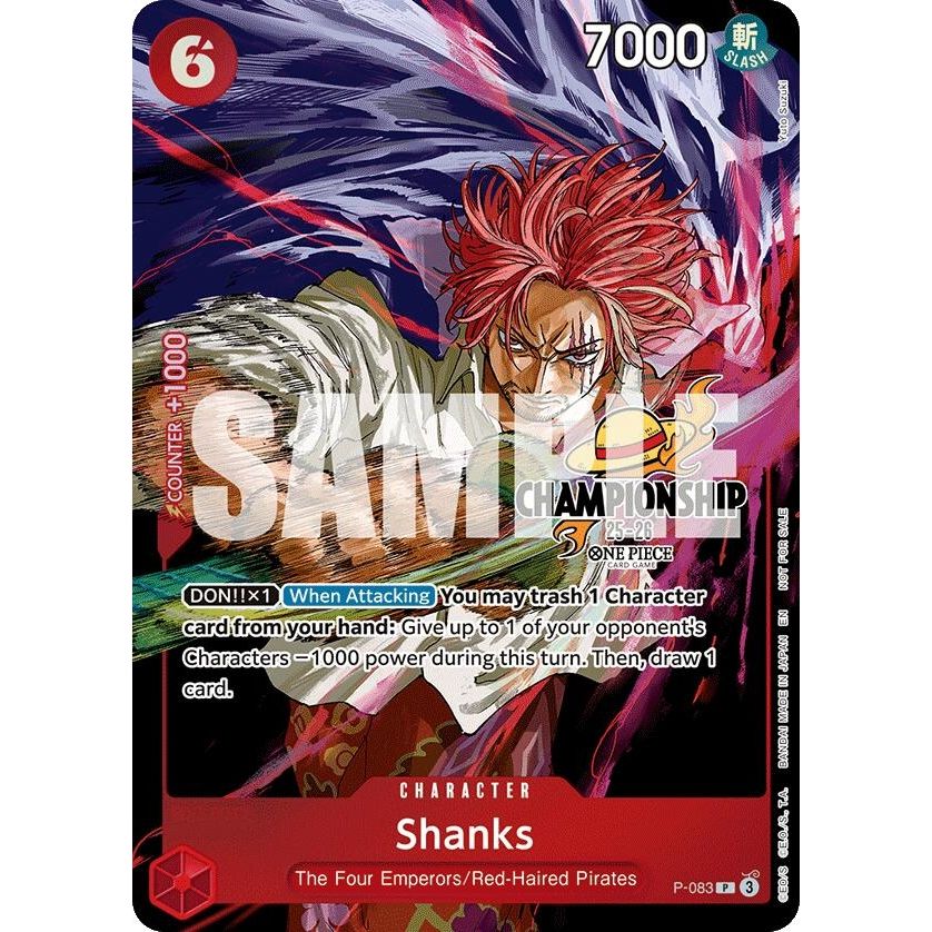 Image for Shanks (CS 25-26 Event Pack Finalist Ver.) (P-083) (OP-PR) - One Piece Card Game