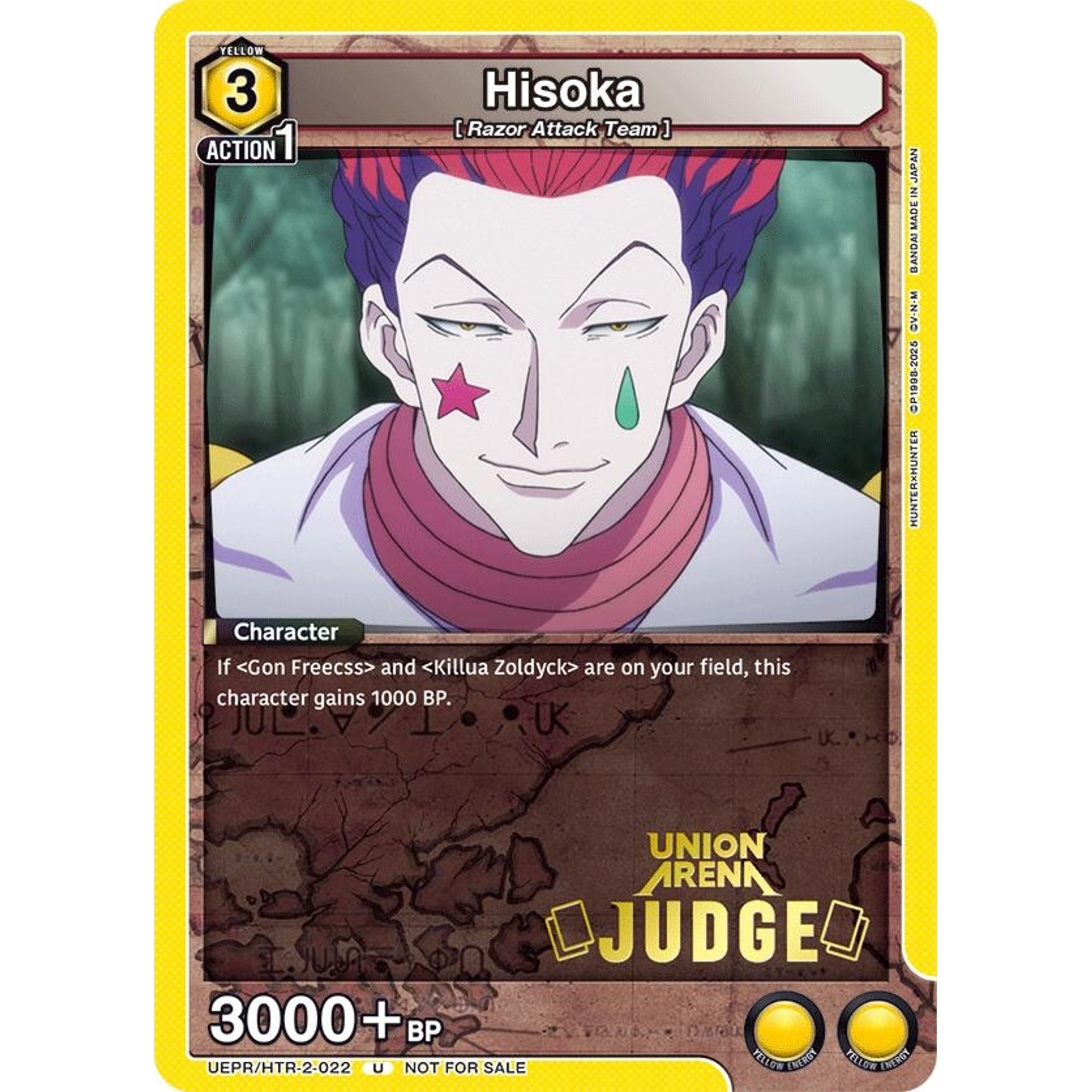 Image for Hisoka (022) (Judge Pack) (UEPR/HTR-2-022) (UEPR) - Union Arena