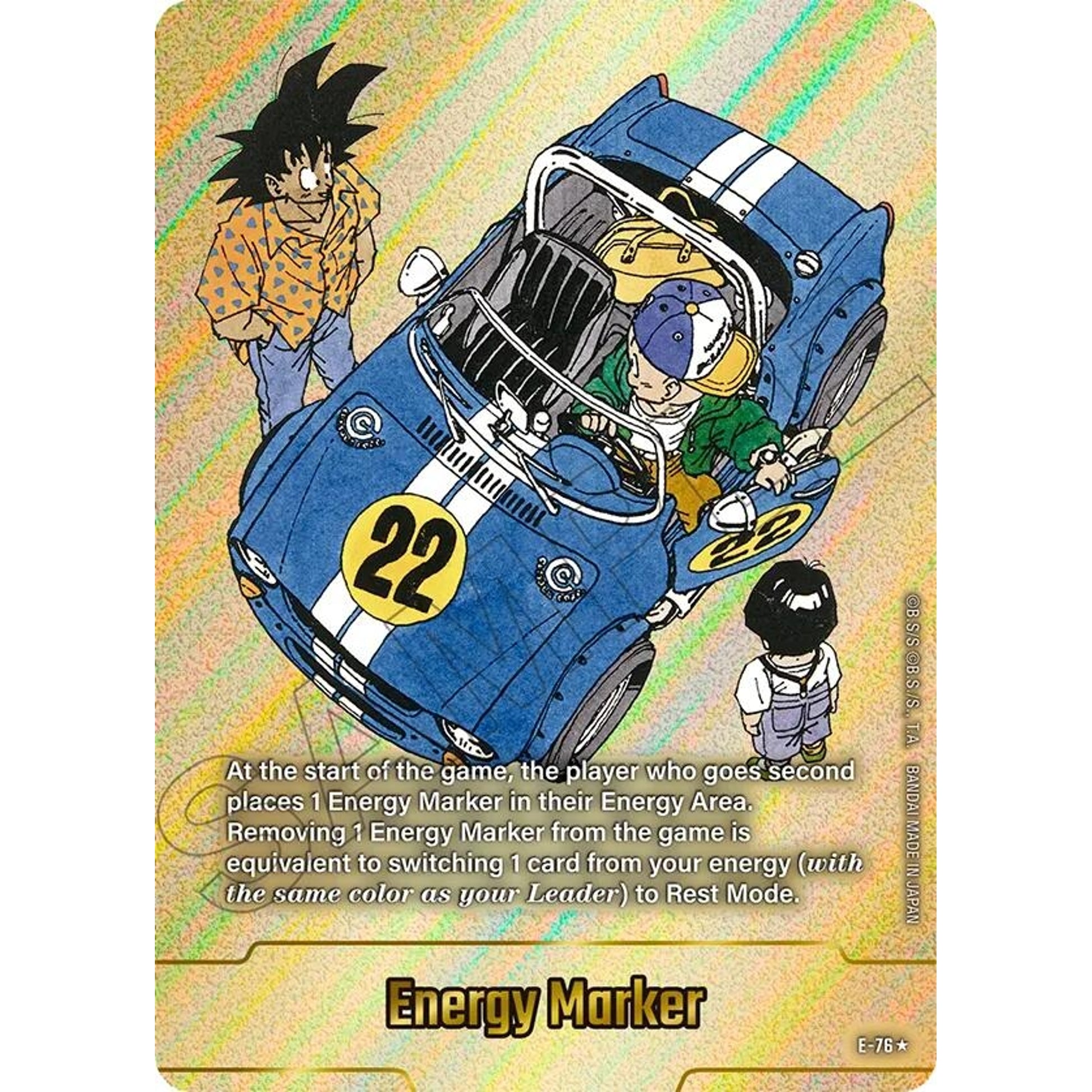 Image for Energy Marker (E-76) (Gold) (E-76) (DBSFW_EM) - Dragon Ball Super: Fusion World