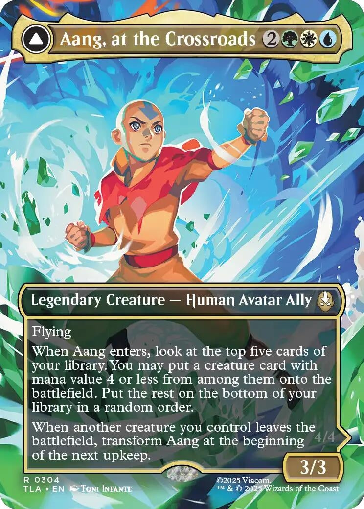 Aang, at the Crossroads (Borderless) (304) (TLA)