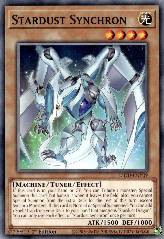 Image for Stardust Synchron (L5DD-ENY09) (L5DD) - YuGiOh