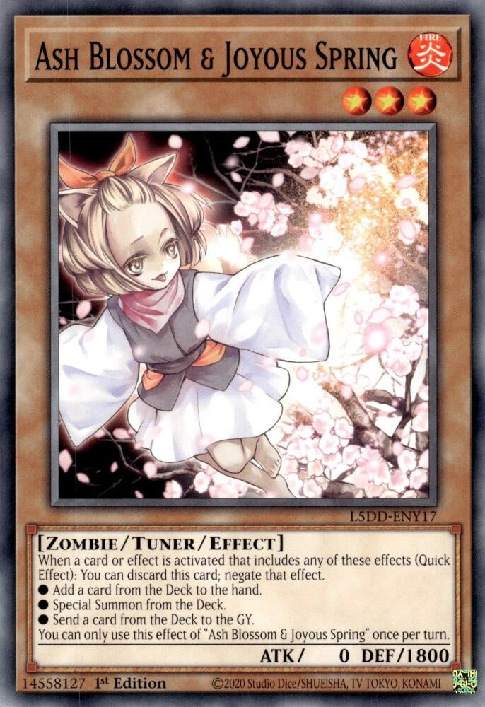 Image for Ash Blossom & Joyous Spring (L5DD-ENY17) (L5DD-ENY17) (L5DD) - YuGiOh