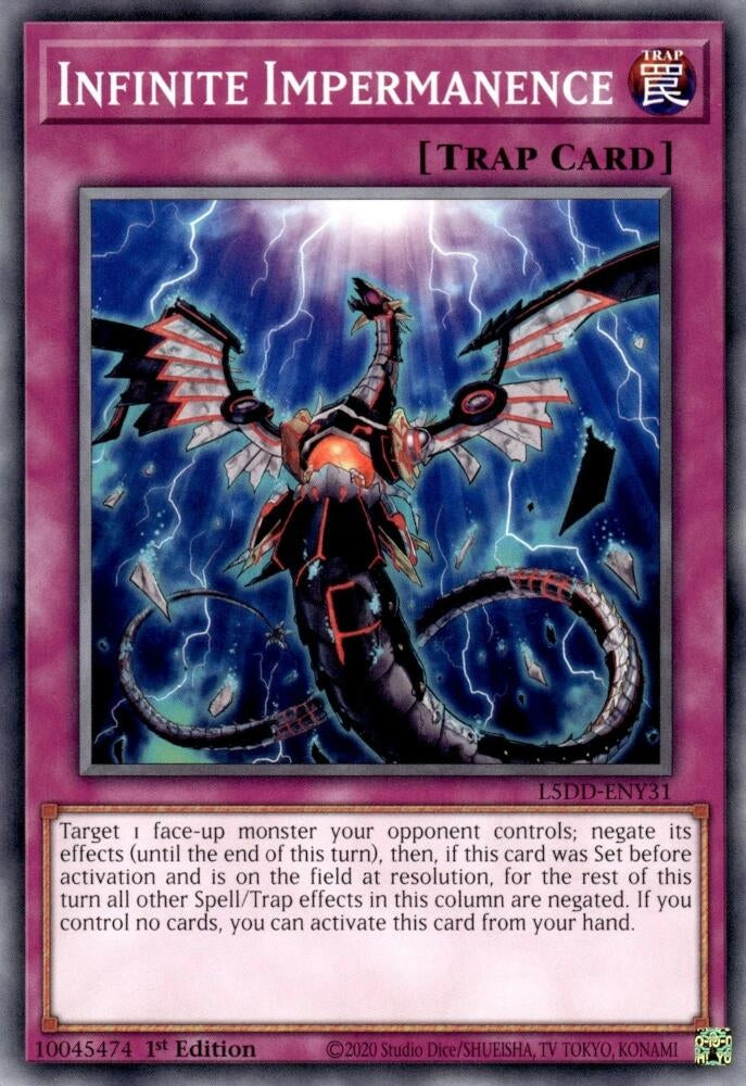 Image for Infinite Impermanence (L5DD-ENY31) (L5DD-ENY31) (L5DD) - YuGiOh