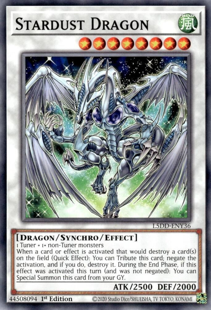 Image for Stardust Dragon (L5DD-ENY36) (L5DD-ENY36) (L5DD) - YuGiOh